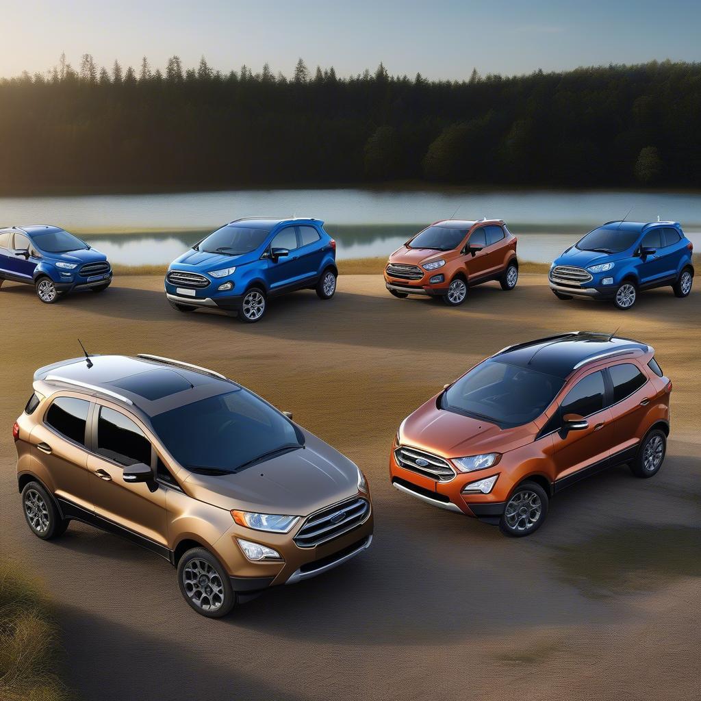 Các màu xe Ford EcoSport đẹp nhất