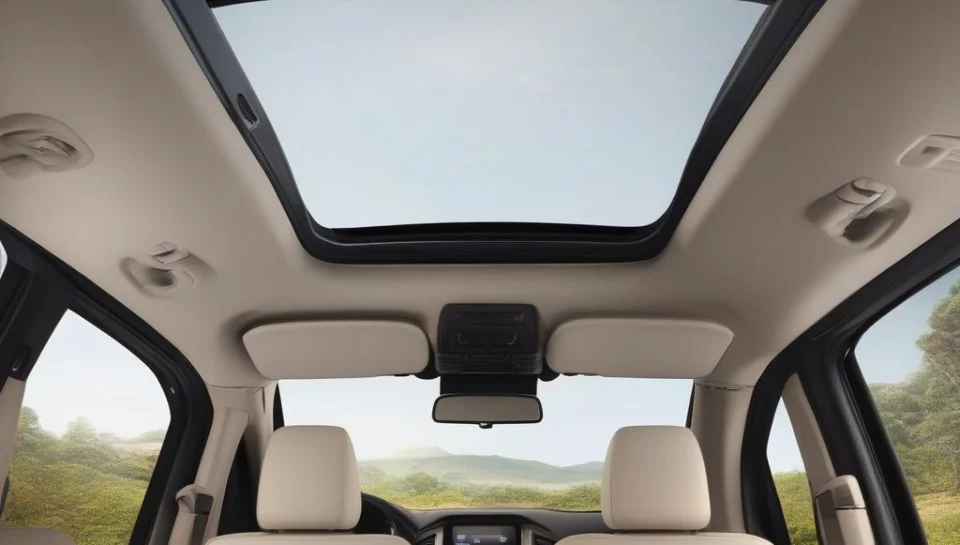 Ford Everest Sunroof Opens Up the Interior Space