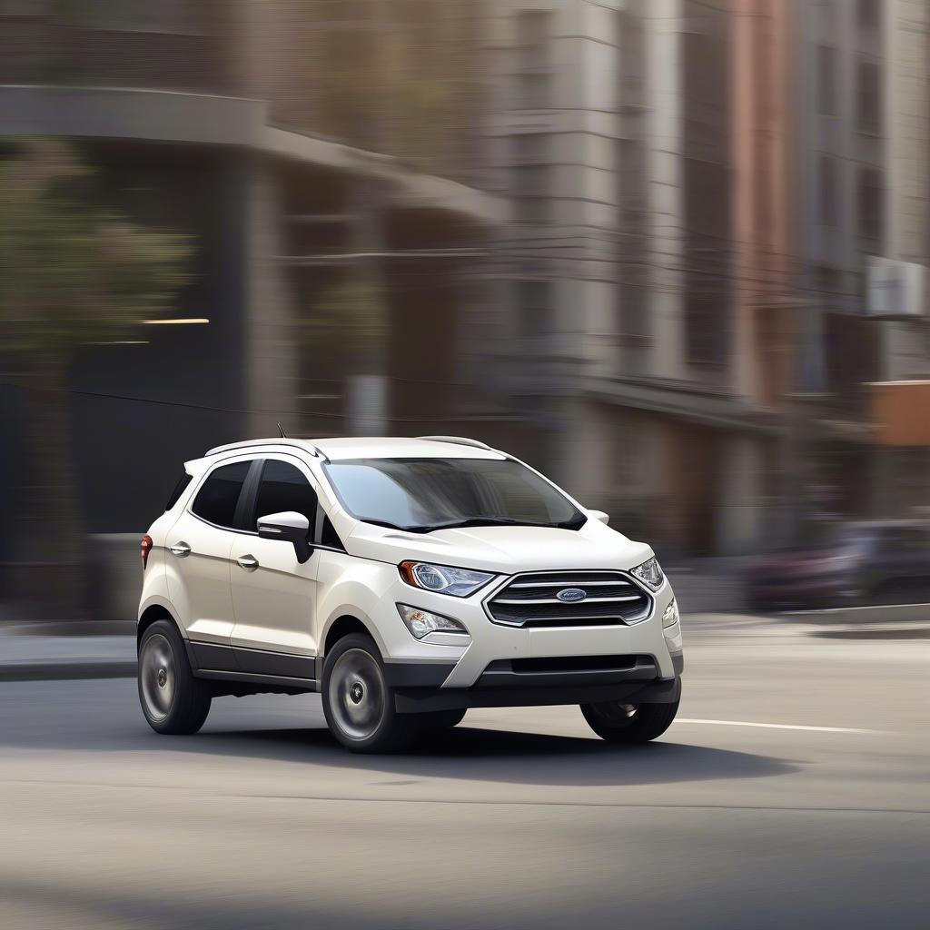 Ford EcoSport 2018 không lốp dự phòng tại đô thị