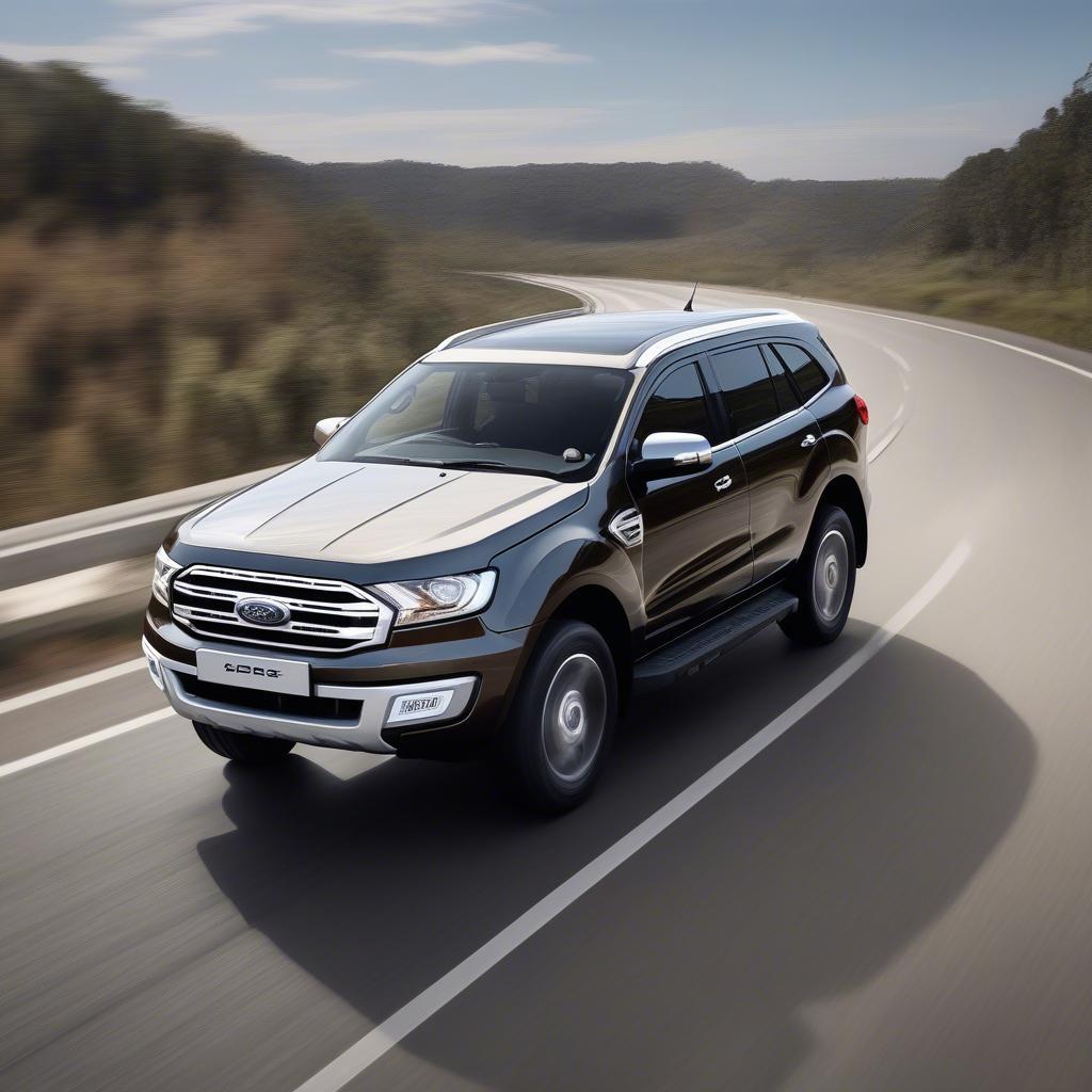 Ford Everest 2018 vận hành mạnh mẽ trên đường trường