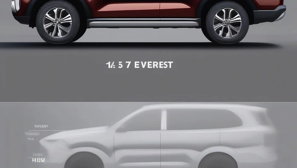 So sánh ngoại hình Ford Everest và SantaFe