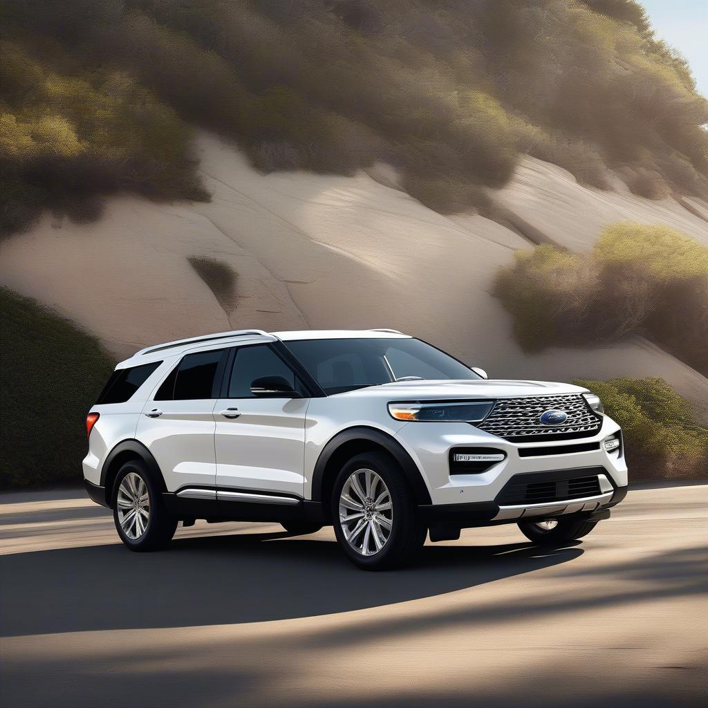 Ford Explorer 2019 Màu Trắng