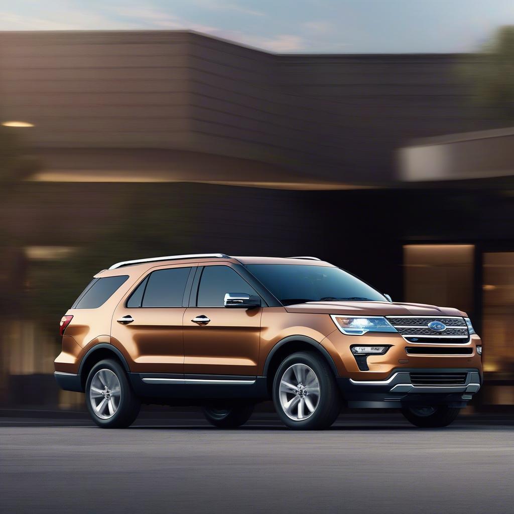 Ngoại thất Ford Explorer 2019 mạnh mẽ và hiện đại