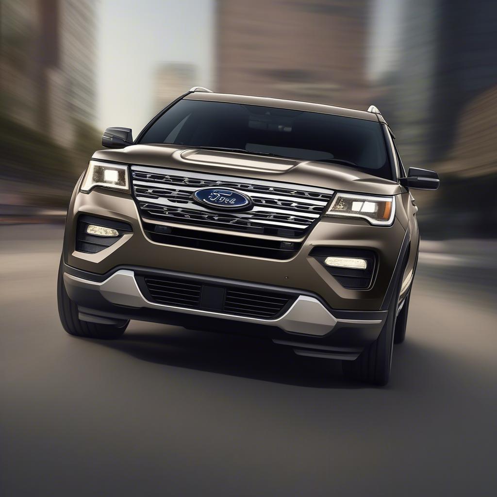 Ngoại thất Ford Explorer mạnh mẽ và sang trọng