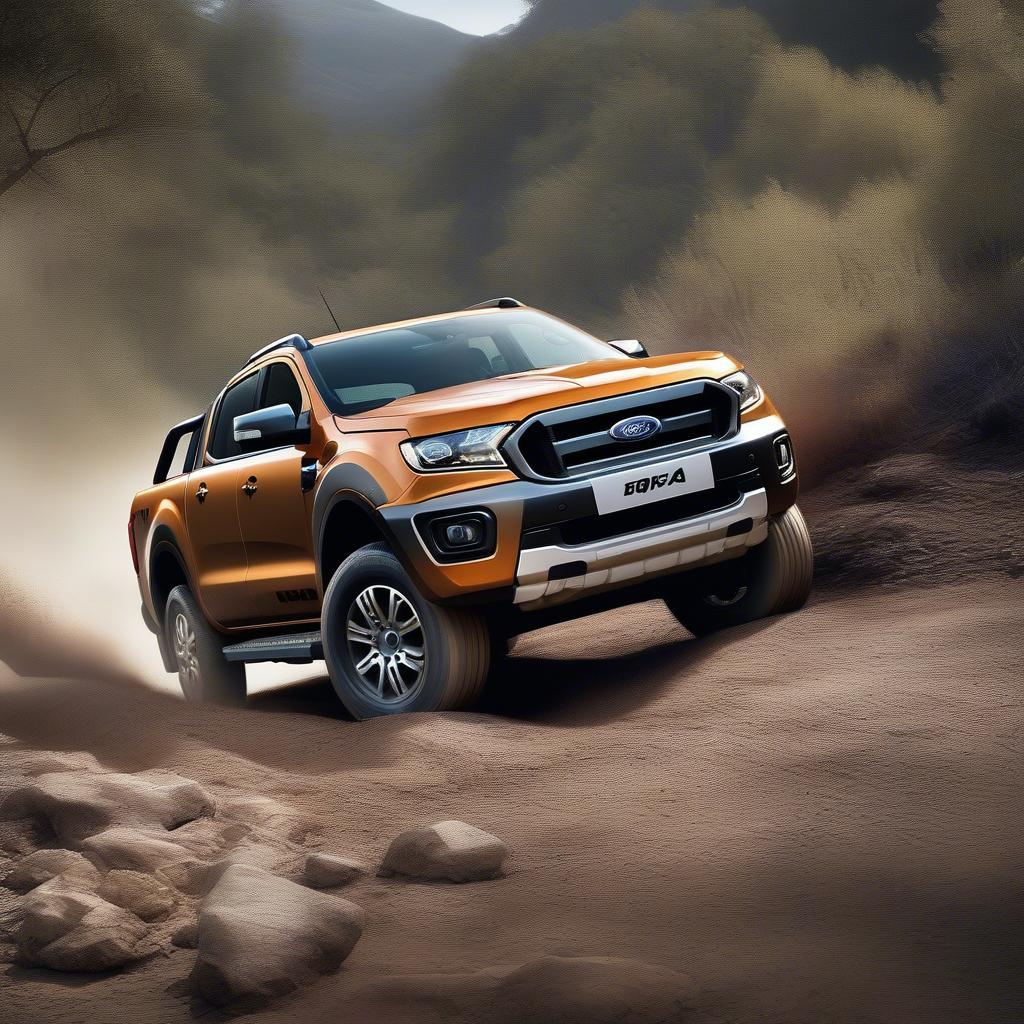 Ford Ranger 3.2 Wildtrak 2019 vượt địa hình offroad đầy mạnh mẽ