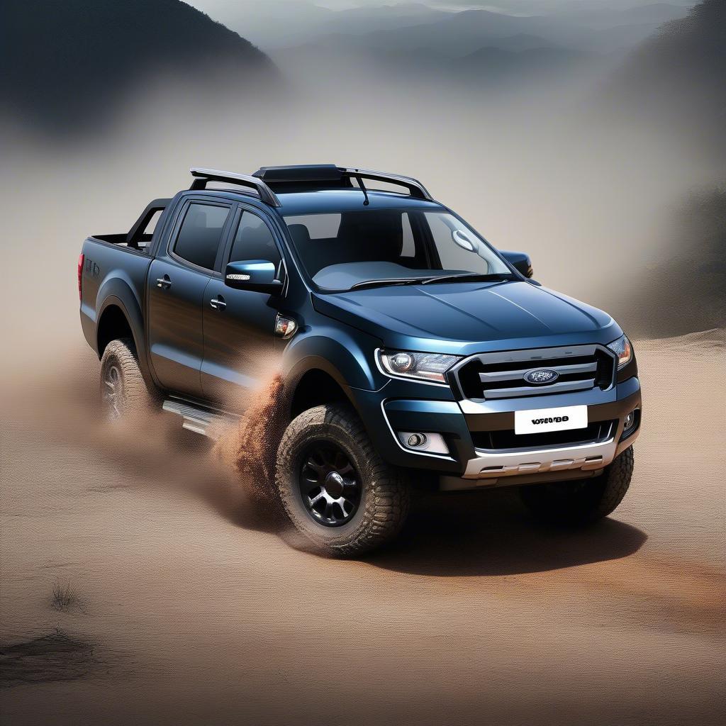 Ford Ranger cũ mạnh mẽ và bền bỉ trên mọi địa hình