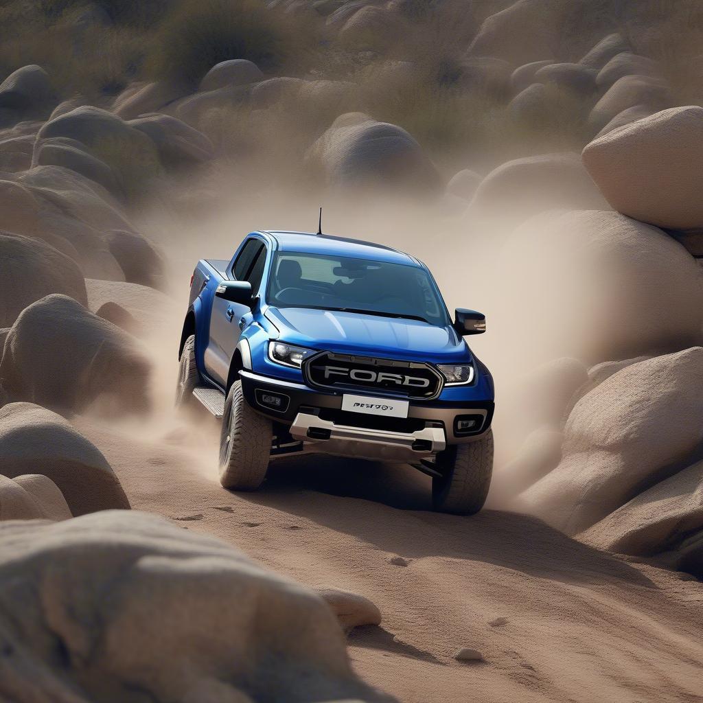 Ford Ranger Raptor 2020 chinh phục địa hình off-road