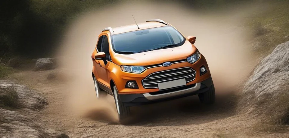 Khoảng sáng gầm xe Ford Ecosport 2016 trên địa hình gồ ghề