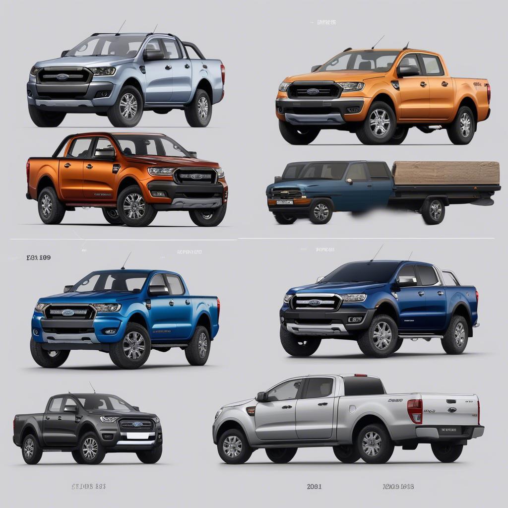 Lịch sử phát triển Ford Ranger qua các năm