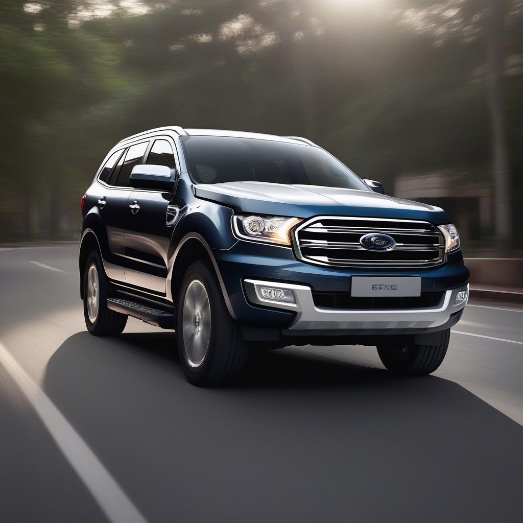 Ngoại thất Ford Everest 2018 mạnh mẽ và cuốn hút