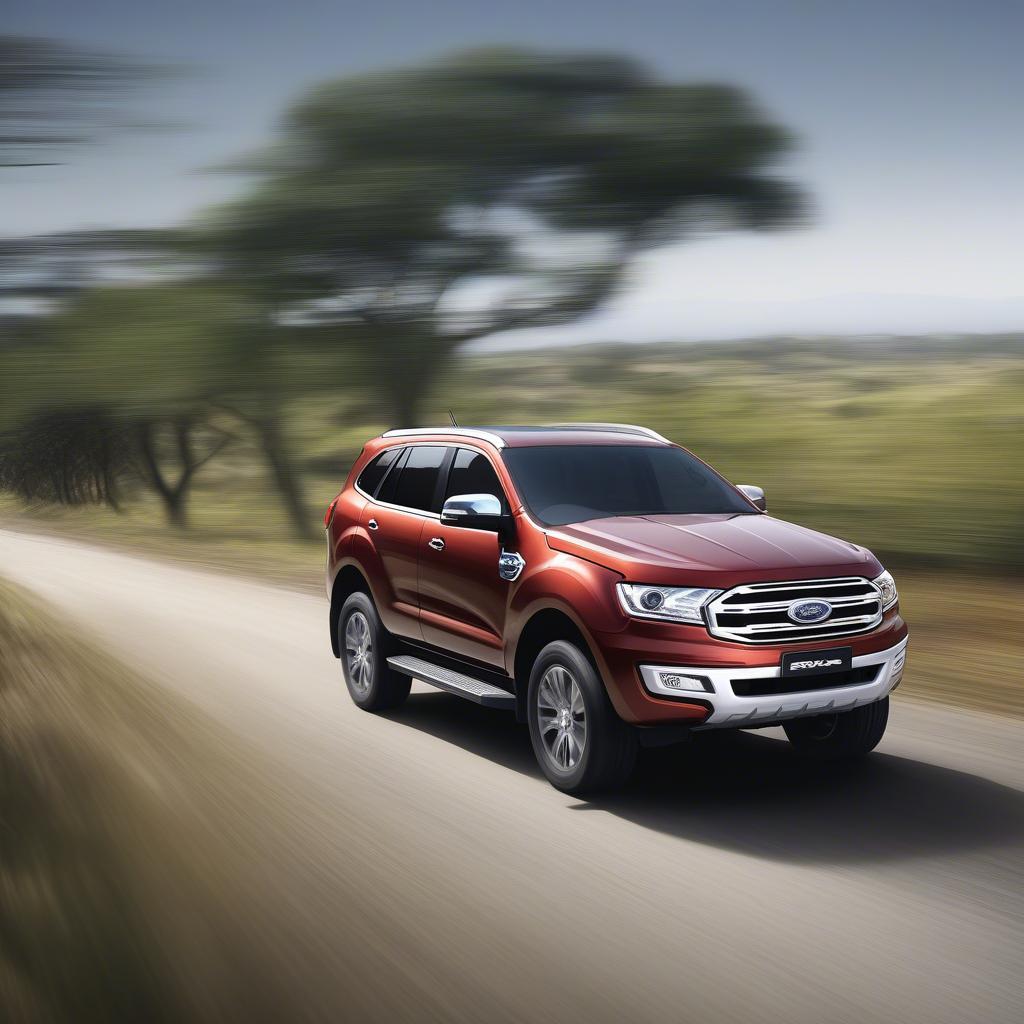 Trải nghiệm lái xe Ford Everest mượt mà ổn định